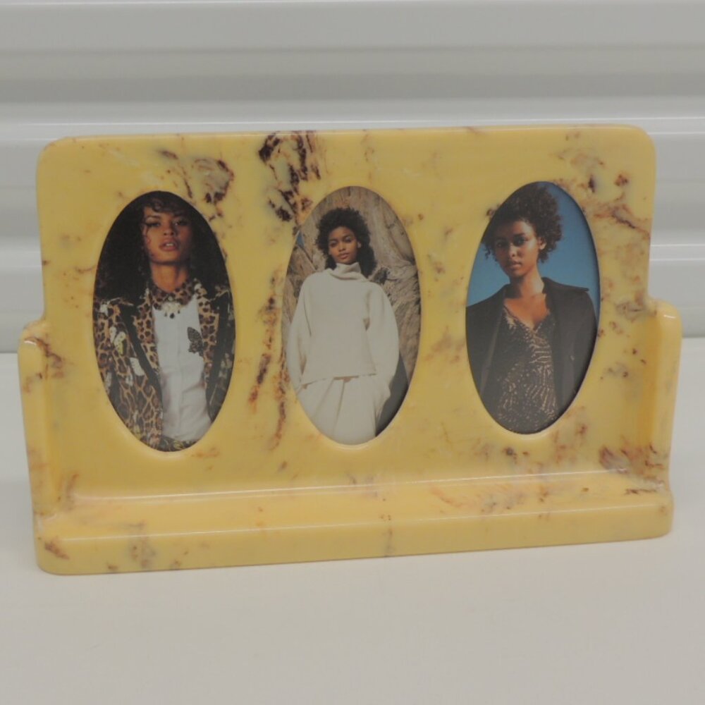 Vintage Art Deco Style Bakelite Picture Triple Picture Frame